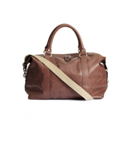 LEATHER WEEKEND BAG