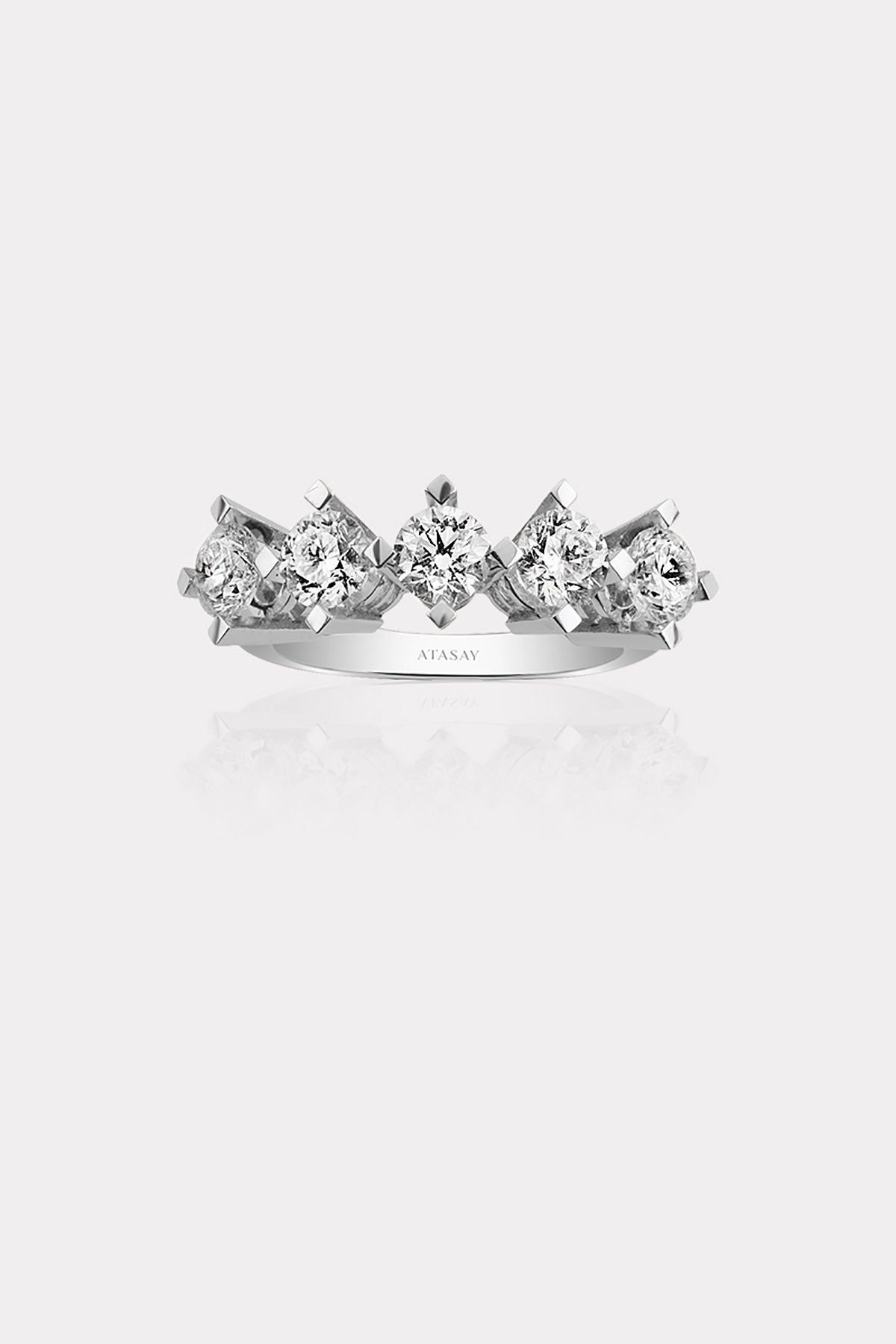 0,91 Ct. G-h Sı  Pırlanta Beştaş Yüzük