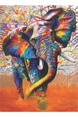 1000 Parça Puzzle Afrika Renkleri
