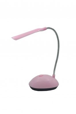 Kullanışlı Bükülebilir Led Masa Lambası Pilli Pembe