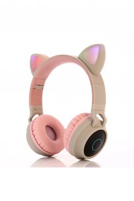 Led Işıklı Kedi Kulak Bluetooth 5.0 Wireless Kulaklık