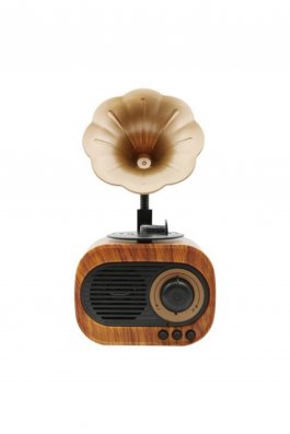 Nostaljik Mini Gramafon Radyo
